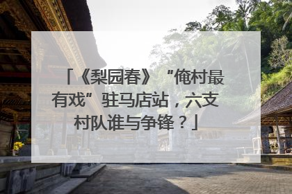 《梨园春》“俺村最有戏”驻马店站，六支村队谁与争锋？