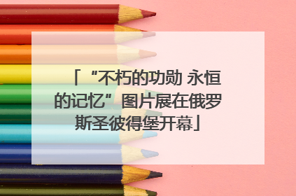 “不朽的功勋 永恒的记忆”图片展在俄罗斯圣彼得堡开幕