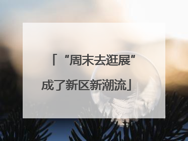 “周末去逛展”成了新区新潮流