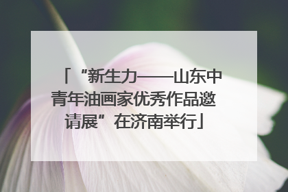 “新生力——山东中青年油画家优秀作品邀请展”在济南举行