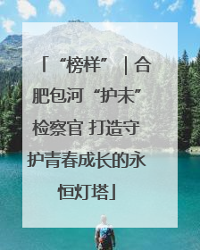 “榜样”｜合肥包河“护未”检察官 打造守护青春成长的永恒灯塔