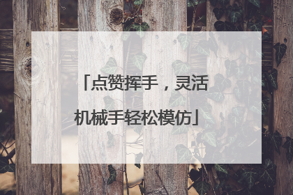 点赞挥手，灵活机械手轻松模仿