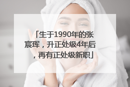 生于1990年的张宸珲，升正处级4年后，再有正处级新职