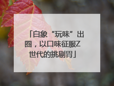 白象“玩味”出圈，以口味征服Z世代的挑剔胃