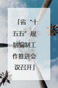 省“十五五”规划编制工作推进会议召开