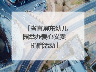 省直屏东幼儿园举办爱心义卖捐赠活动