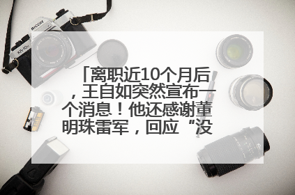 离职近10个月后，王自如突然宣布一个消息！他还感谢董明珠雷军，回应“没看过格力工资条”：真的不那么重要！