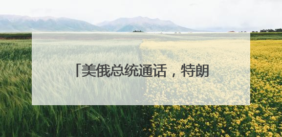 美俄总统通话，特朗普：普京称将坚决回应乌克兰袭击俄机场