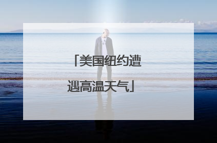 美国纽约遭遇高温天气