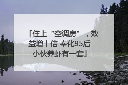 住上“空调房”，效益增十倍 奉化95后小伙养虾有一套