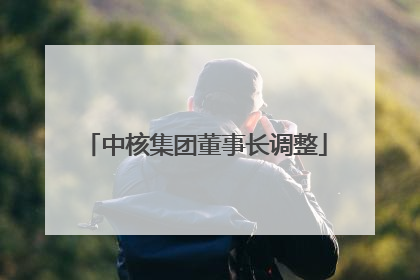 中核集团董事长调整