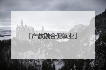 产教融合促就业