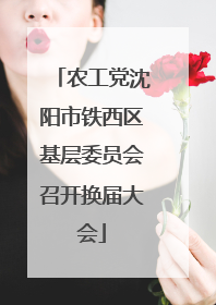农工党沈阳市铁西区基层委员会召开换届大会