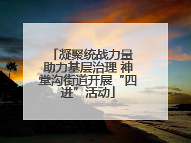 凝聚统战力量 助力基层治理 神堂沟街道开展“四进”活动