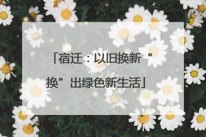 宿迁：以旧换新“换”出绿色新生活