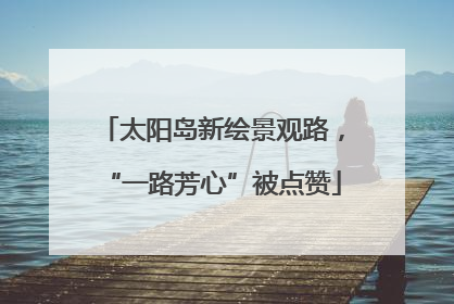 太阳岛新绘景观路，“一路芳心”被点赞