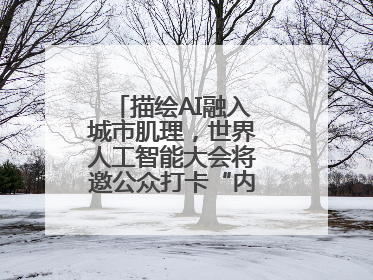 描绘AI融入城市肌理，世界人工智能大会将邀公众打卡“内环中环外环”