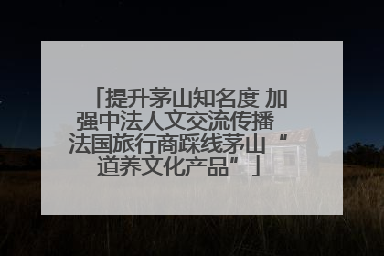 提升茅山知名度 加强中法人文交流传播 法国旅行商踩线茅山“道养文化产品”
