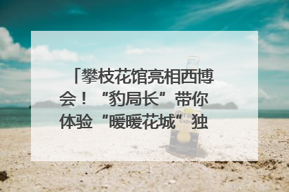 攀枝花馆亮相西博会！“豹局长”带你体验“暖暖花城”独特魅力｜西博视界
