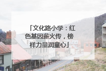 文化路小学：红色基因薪火传，榜样力量润童心