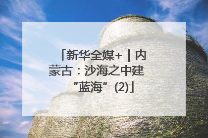 新华全媒+｜内蒙古：沙海之中建“蓝海”(2)