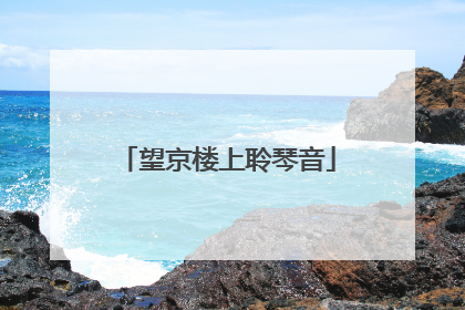 望京楼上聆琴音