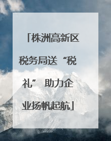 株洲高新区税务局送“税礼” 助力企业扬帆起航
