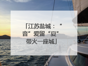 江苏盐城：“音”爱留“夏” 带火一座城