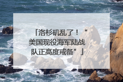 洛杉矶乱了！“美国现役海军陆战队正高度戒备”