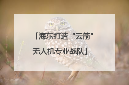 海东打造“云箭”无人机专业战队
