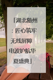 湖北随州：匠心筑牢无线屏障 电波护航华夏盛典