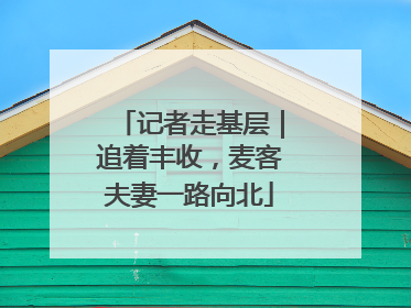 记者走基层｜追着丰收，麦客夫妻一路向北