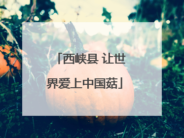 西峡县 让世界爱上中国菇