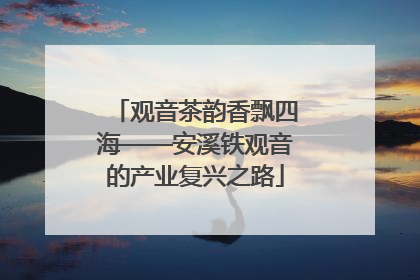 观音茶韵香飘四海——安溪铁观音的产业复兴之路