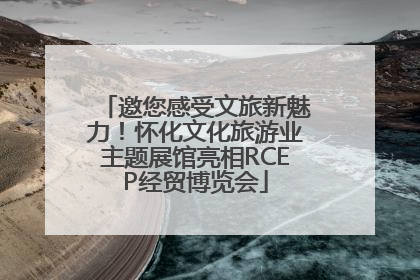 邀您感受文旅新魅力！怀化文化旅游业主题展馆亮相RCEP经贸博览会