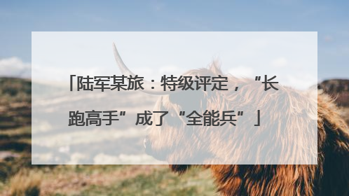 陆军某旅：特级评定，“长跑高手”成了“全能兵”