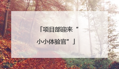 项目部迎来“小小体验官”