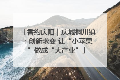 香约庆阳｜庆城桐川镇：创新求变 让“小苹果”做成“大产业”