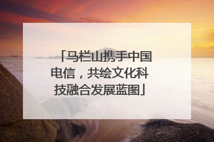 马栏山携手中国电信，共绘文化科技融合发展蓝图