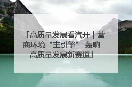 高质量发展看汽开｜营商环境“主引擎” 轰响高质量发展新赛道