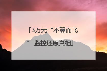 3万元“不翼而飞” 监控还原真相