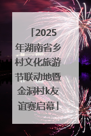 2025年湖南省乡村文化旅游节联动地暨金洞村k友谊赛启幕