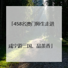 458名澳门师生走进咸宁游三国、品茶香